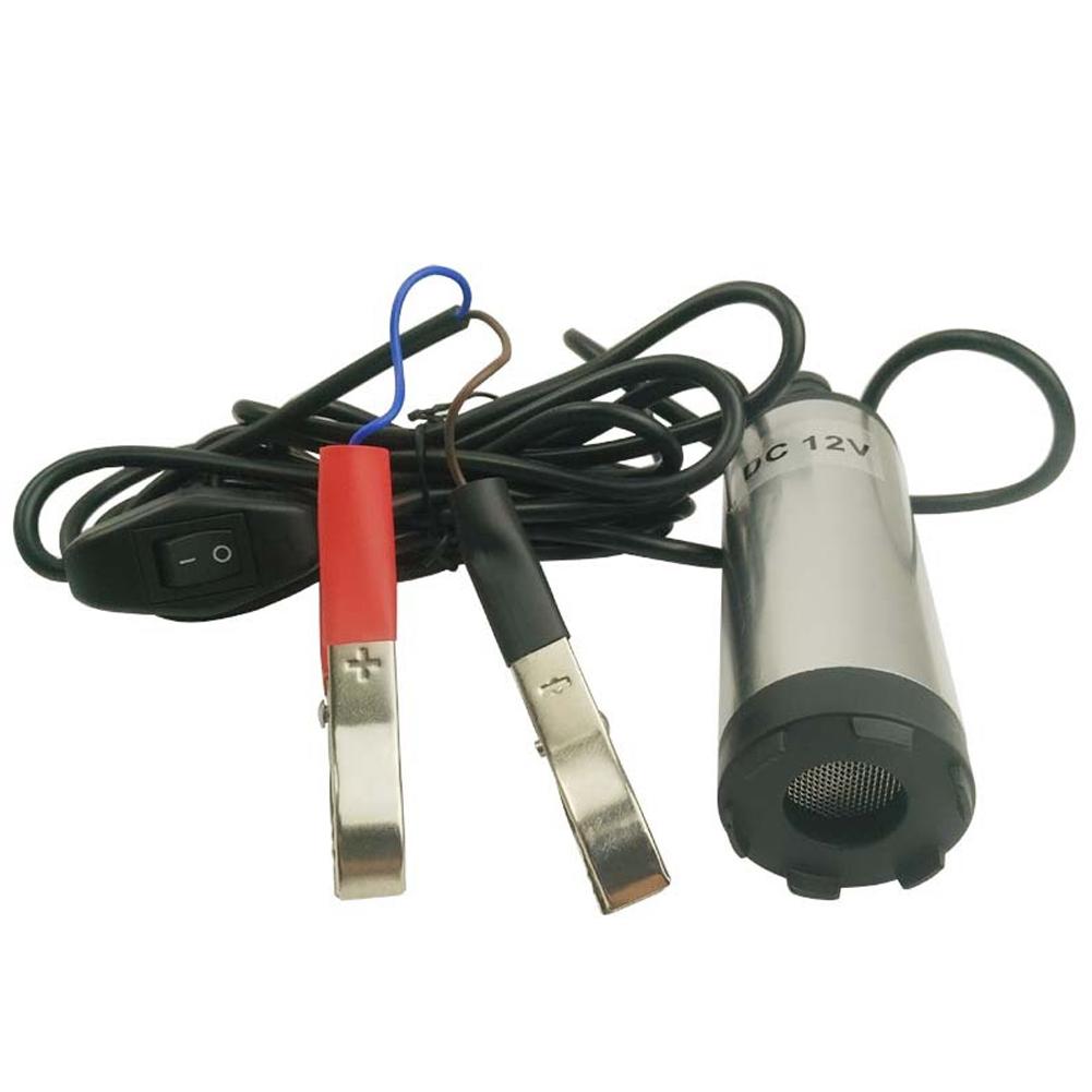 12L/min 12V 24V DC elektrické ponorné čerpadlo nafta palivo voda olej auto kempování rybaření ponorné hliníkové slitinové přečerpávací čerpadlo