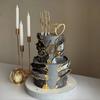 Birthday Ins Cake Luxury Decoration Crystal Crown Cake Topper Beautiful Large Wedding Party Princess Theme Celebration Gifts New