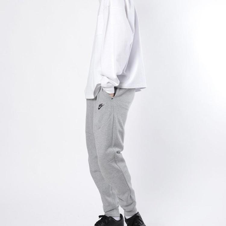 Nike Tech Fleece Sports Pants Asia Sizing 'Grey' Men's CU4496-063