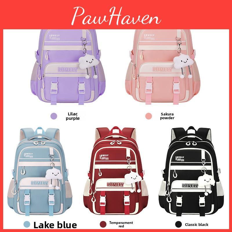 Large Capacity Girls Backpack With Breathable Material For School Education