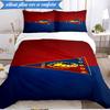 3PCS Pogoń Football Crest Bedding Set 2D Printing (Includes 1 Duvet Cover + 2 Pillowcases Coreless), Bedroom decor,Fan gift