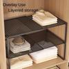 Heavy‑Duty Adjustable Closet Shelf Organizer Height‑Adjustable Storage Rack Retractable Expandable Space‑Saving Cabinet Shelf