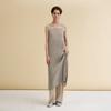 Lapli Check Pattern Back Strap Dress Lpopf025001