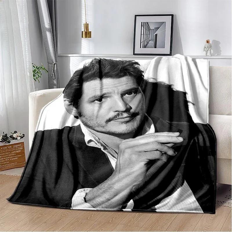 Jose Pedro flannel blanket, home office leisure sofa blanket, multi-functional travel portable warmth blanket gift blanket