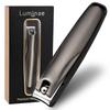Nail Clippers by Professional Nail Stainless with Nail for Hands and M Size [Recommended Technicians] High-Quality Steel, Splash-Proof, File, Feet,