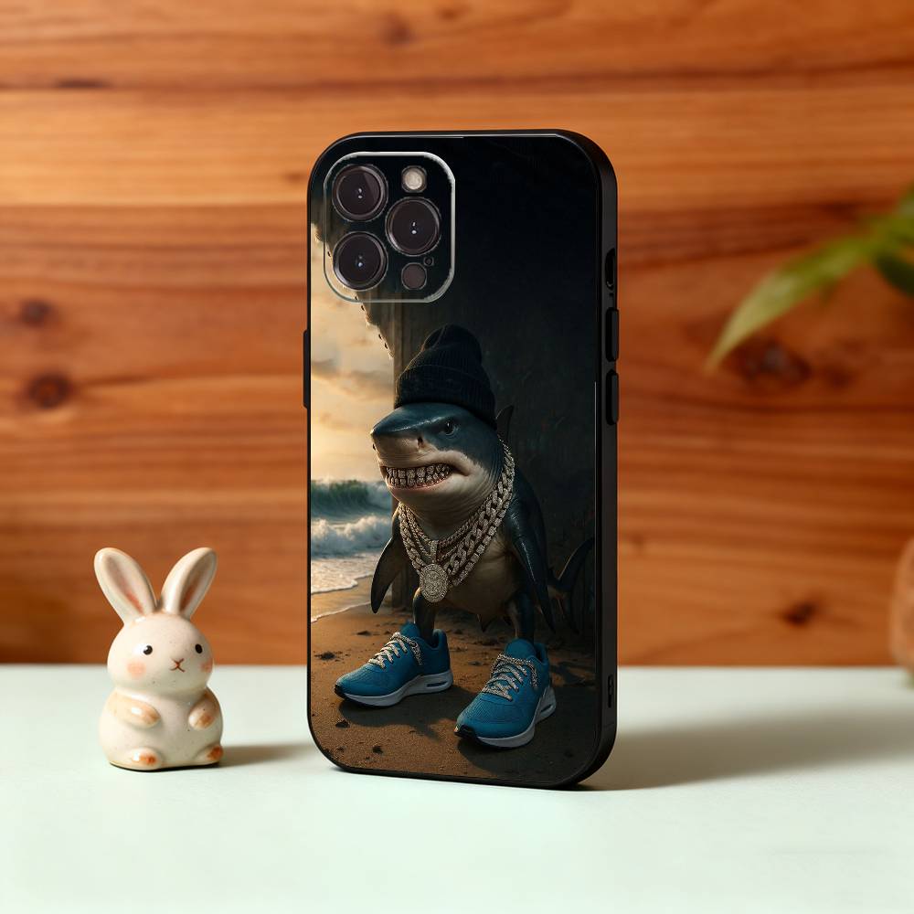 Vintage I-Italian B-Brainrot T-Tung Phone Case For iPhone17,16,15,14,13,12,Plus,Pro Max, 5G Others Soft Black Cover