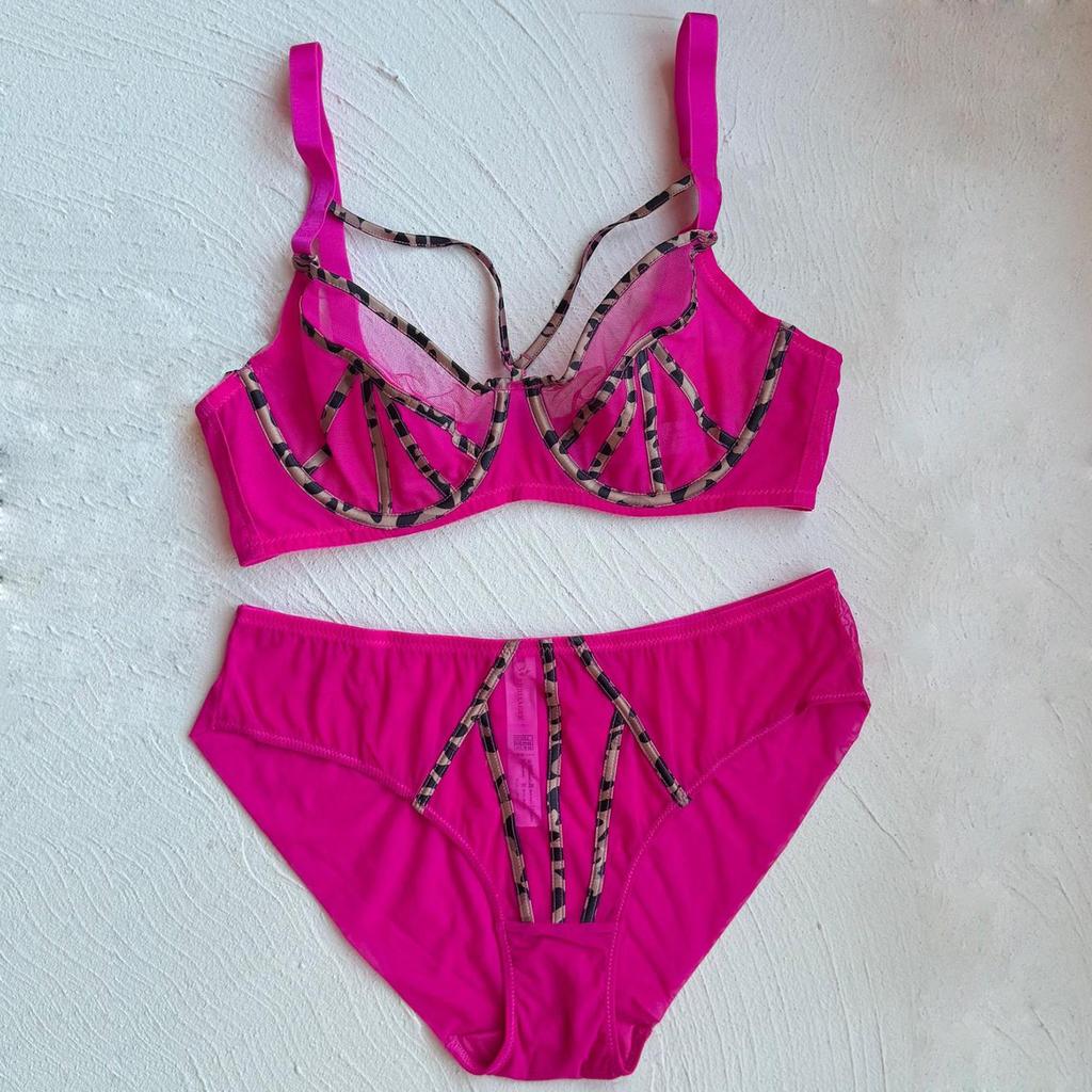 Women’s Large Size Bras Sets Ultra Thin Intimates Daily Sexy Underwear Sets BCDEFG Cup Bras Brief Lingerie Wear