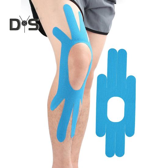 Kinesiologie-Tape für das Knie, vorgeschnittenes Knie-Tape, atmungsaktives selbstklebendes Sport-Tape, elastisches Sport-Tape, Muskelunterstützung zum Laufen, Wandern, Reiten