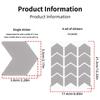 Road Bike Spoke Reflective Sticker Safety Decals Wheel Rims Reflective Sticker Signs for Night Cycling Enduring