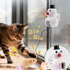 Moving Cat Toy Electric Smart Enrichment Funny Teaser Wand Boredom Cat Toy for Kitten for Stimulating Play Exercise Small Large