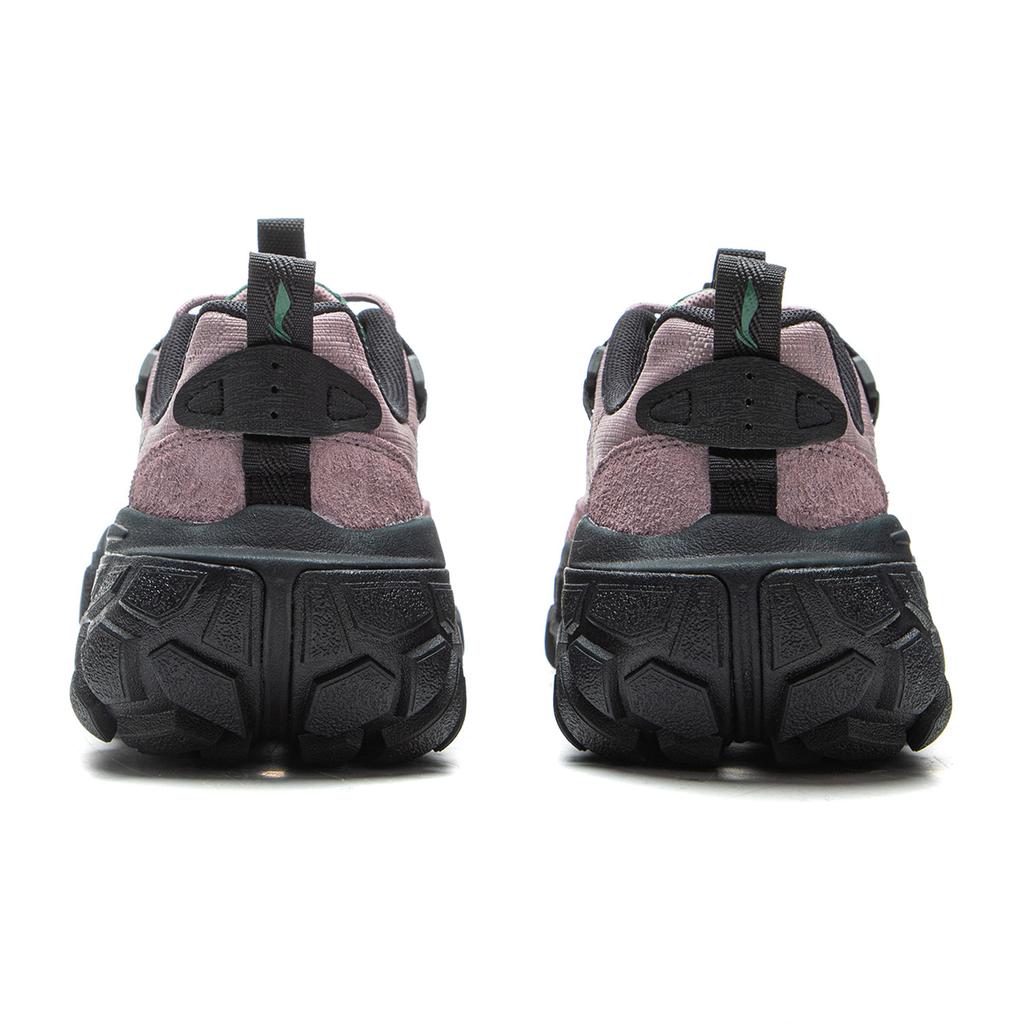 Li Ning Dune Mountain Outdoor Všestranné Retro Módní Trend Tlustá Podrážka Tlumení Nárazů Protiskluzové Odolné proti Opotřebení Podpora Nízké Svršky Ležérní Obuv AGCV364-3