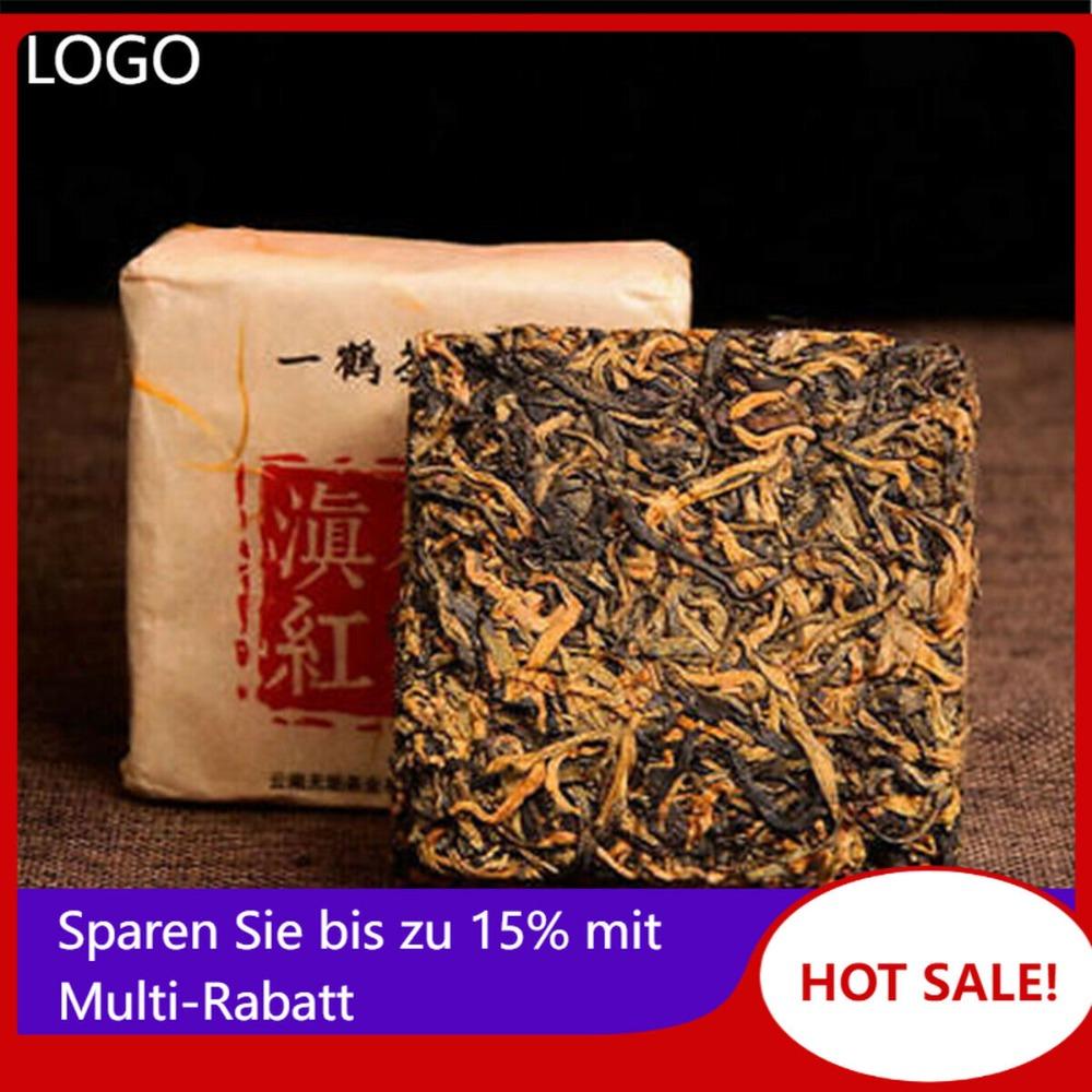 Yunnan Dianhong Golden Buds Black Tea Brick 250g Natural Energy Herbal Tea for Men 01