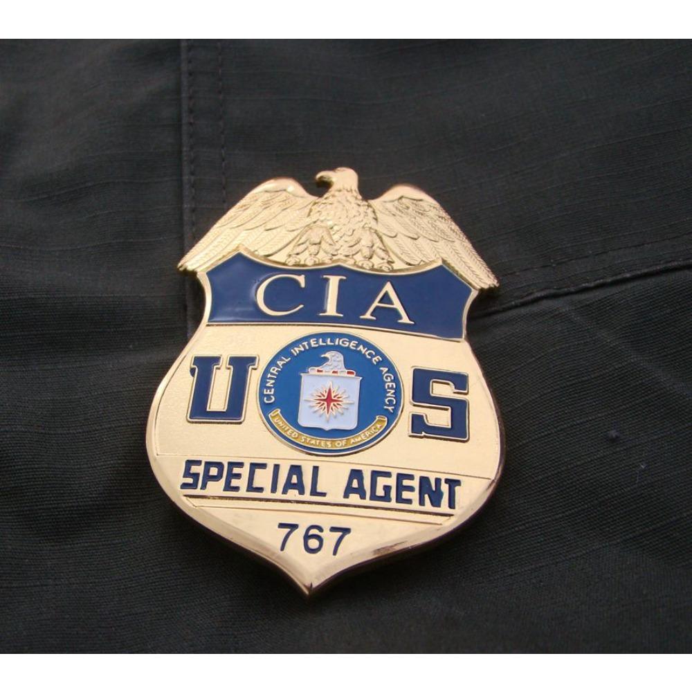 American metal badge, large metal badge, pure copper.