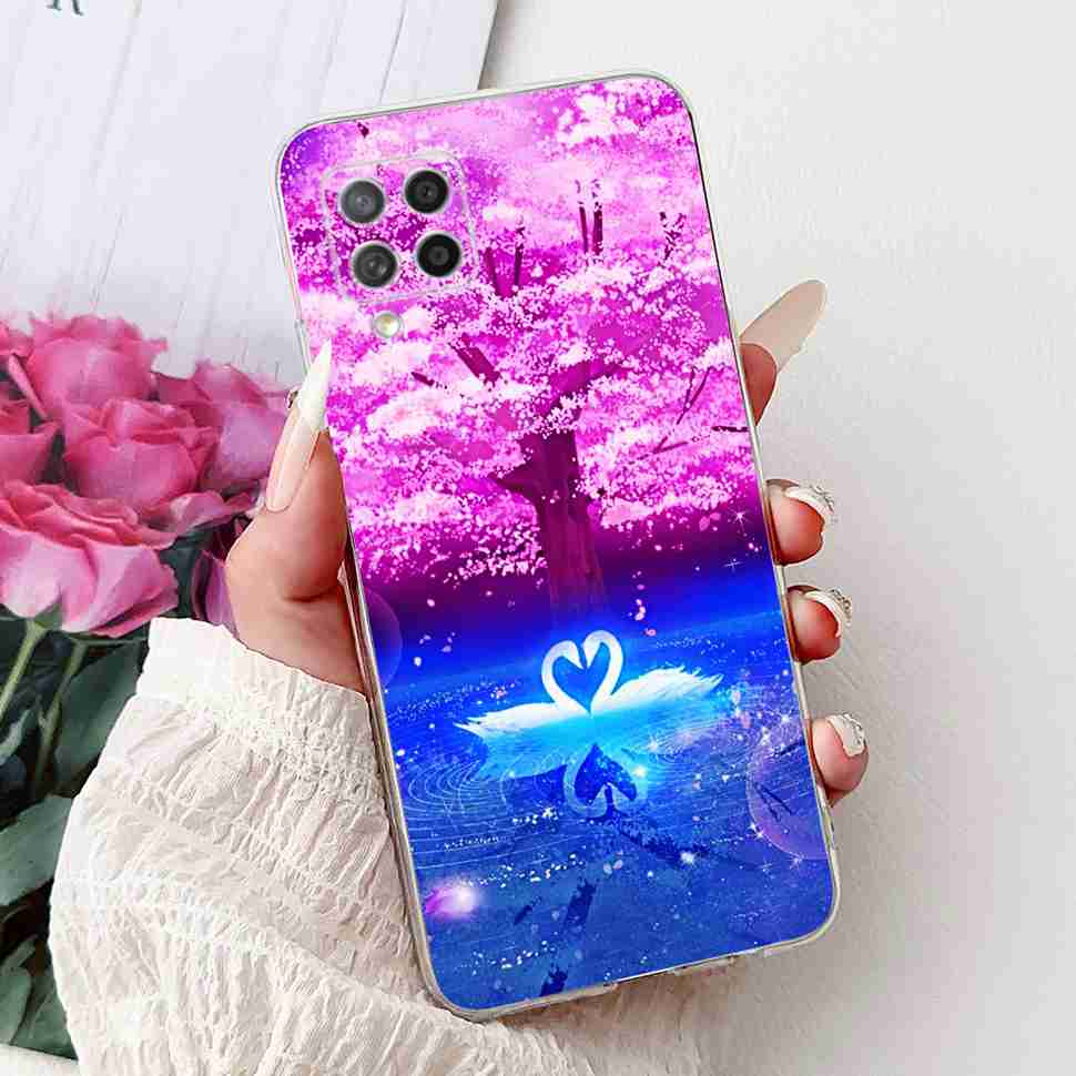For Samsung Galaxy A42 5G Case Popular Pattern Flowers Soft Silicone TPU Cover For Samsung a42 A42 6.6" SM-A426B Fashion Shell