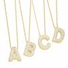 Alphabet 26 Letters Necklace Gold Color Women Sweater Chain Simple A-Z Letter Clavicle Chain  Daily