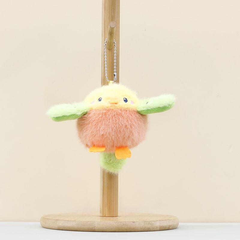 

Медведь Животное Хуху Подвеска Плюшевая Игрушка Курица Кукла Подвеска для Сумки Брелок Украшение Orange Chick