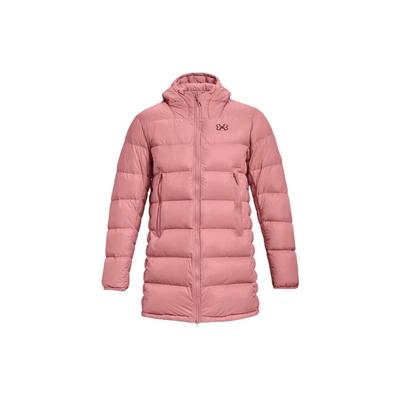 Solid Color Casual Waterproof Warm Mid-Length Hooded Coat Men Coats Clay-Pink 1364902-663