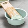 Bamboo Clothes Scrub Board Manual Tool for Home Laundry Use