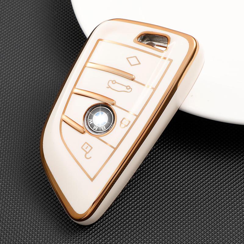 Applicable To BMW Key Cover 525/530li Blade Case 3 Series X1X2X3X5X7 Car 1 Series 4 Series Protective Case Female