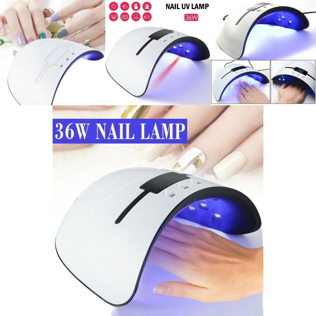 Luxurious 36w Nail Polish Dryer Uv Led Lamp With Advanced Timer For Perfect Manicure
