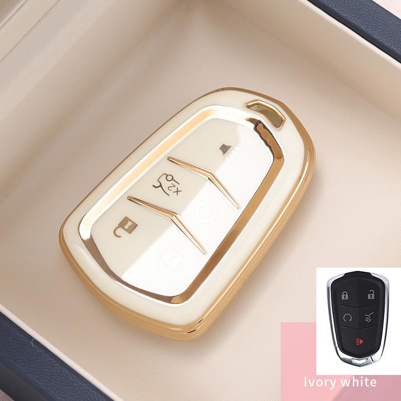 New TPU Car Key Case Remote Control Protector Cover for Cadillac ATS-L XTS XT5 CTS CT6 ATS 28T SRX Escalade 2015 Accessories