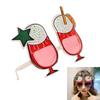 Luaus Party Sunglasses Wine Glasses Eyeglasses Funny Hawaiian Glasses Tropical Photo Prop Beach Party Supplies Decoration