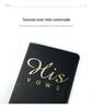Elegant Hot Stamped Wedding Vows Notebook for Bride and Groom