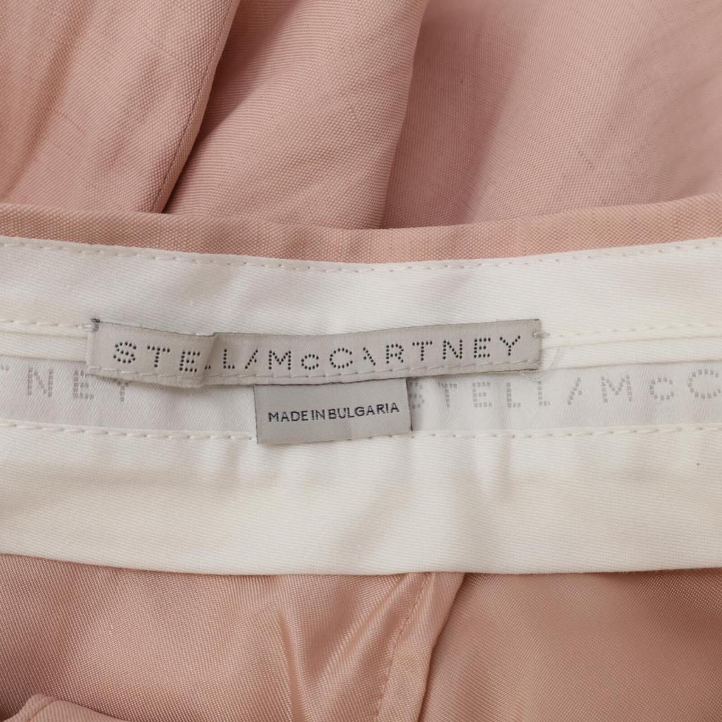 Stella Mccartney Pink 2-tuck Wide Tapered Pants Bottoms 34 pinkUsed