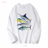Guy Harvey AFTCO T-Shirt Herren Klein S Blau Angeln Marlin Strand lange oder kurze Ärmel vintage Gewaschen Unisex Dehnbar Mode