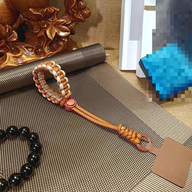 1 Pc Durable Anti-theft Fashion Wrist Phone Charm Simplicity Sport Kniited Adjustable Keychain Phone Lanyard Phone Accessories