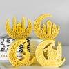 Moon Shape Epoxy Resin Mold Eid Series Reusable Silicone Molds for Crafting Jewelry Ornaments and Decoration Projects