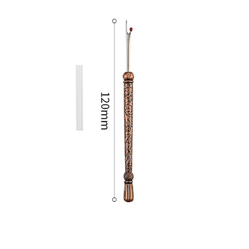 Round Stainless Steel Handle Thread Cutter Seam Ripper Stitch Unpicker Sewing Tool DIY Cross Stitch Sewing Thread Remover
