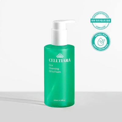 CELLTIARA Cica Olio Detergente Schiumogeno 200ml (Detergente Schiumogeno all'Olio)