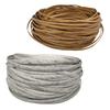 120FT Wicker Repair Kit Synthetic Embossing Rattan Fix Materials Waterproof DIY Rattan Chair Basket Furniture Basket Repair Plastic Flat Wicker