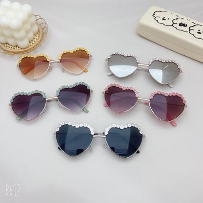 Modische Niedliche Kinder Sonnenbrille Liebe Trend Sonnenschutz Augenschutz Sonnencreme Jungen und Mädchen Brillen