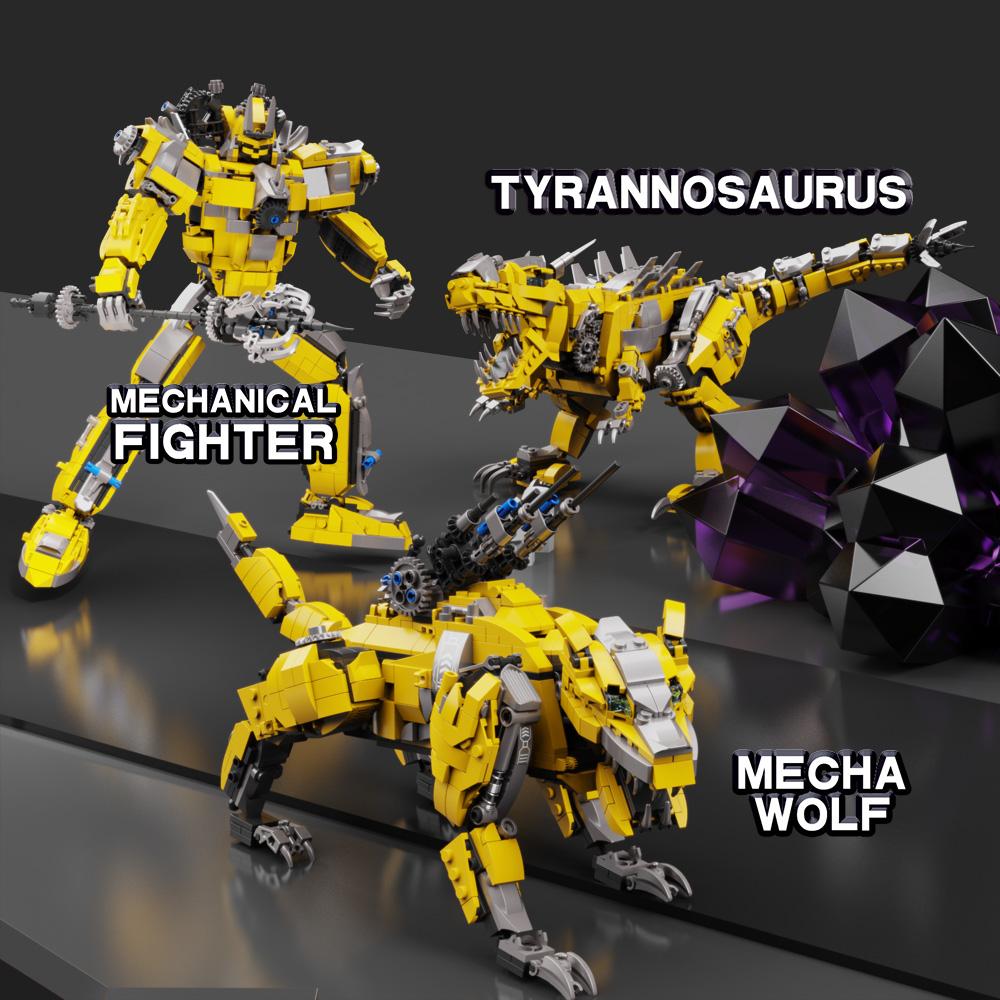 Zestawy do budowania dinozaurów 3w1 STEM Edukacyjne zestawy do budowania dla chłopca 6+ i dorosłego Najlepsze zabawki dinozaury i zestawy do aktywności