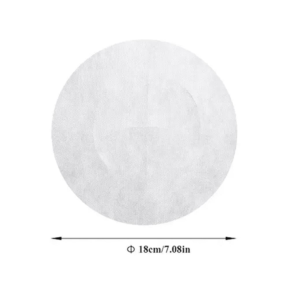 50/100pcs Food Grade Oil Absorbing Paper, Reduces Grease In Fried Foods & Soups, Round Kitchen Filter Paper for Healthy Cooking