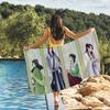 Anime the A-Apothecary D-Diaries Cute Maomao Quick Drying Beach Towels Are Suitable For Swimming Pools Camping Yoga And The Gym