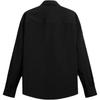 Zara Solid Color Loose Pleated Casual Long Sleeve Jacket Men Jackets Black 7380700-800