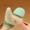 20x21cm Double-sided Usable Pet Grooming Gloves Dog Cat Hair Removal and Cleaning Gloves Pet Massage Cleaner Non Skin Damaging Anti Scratch Mitts