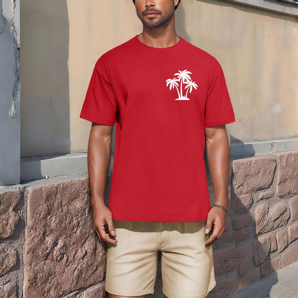 Men'S Fashionable T-Shirt, Street Casual Short Sleeved Clothing