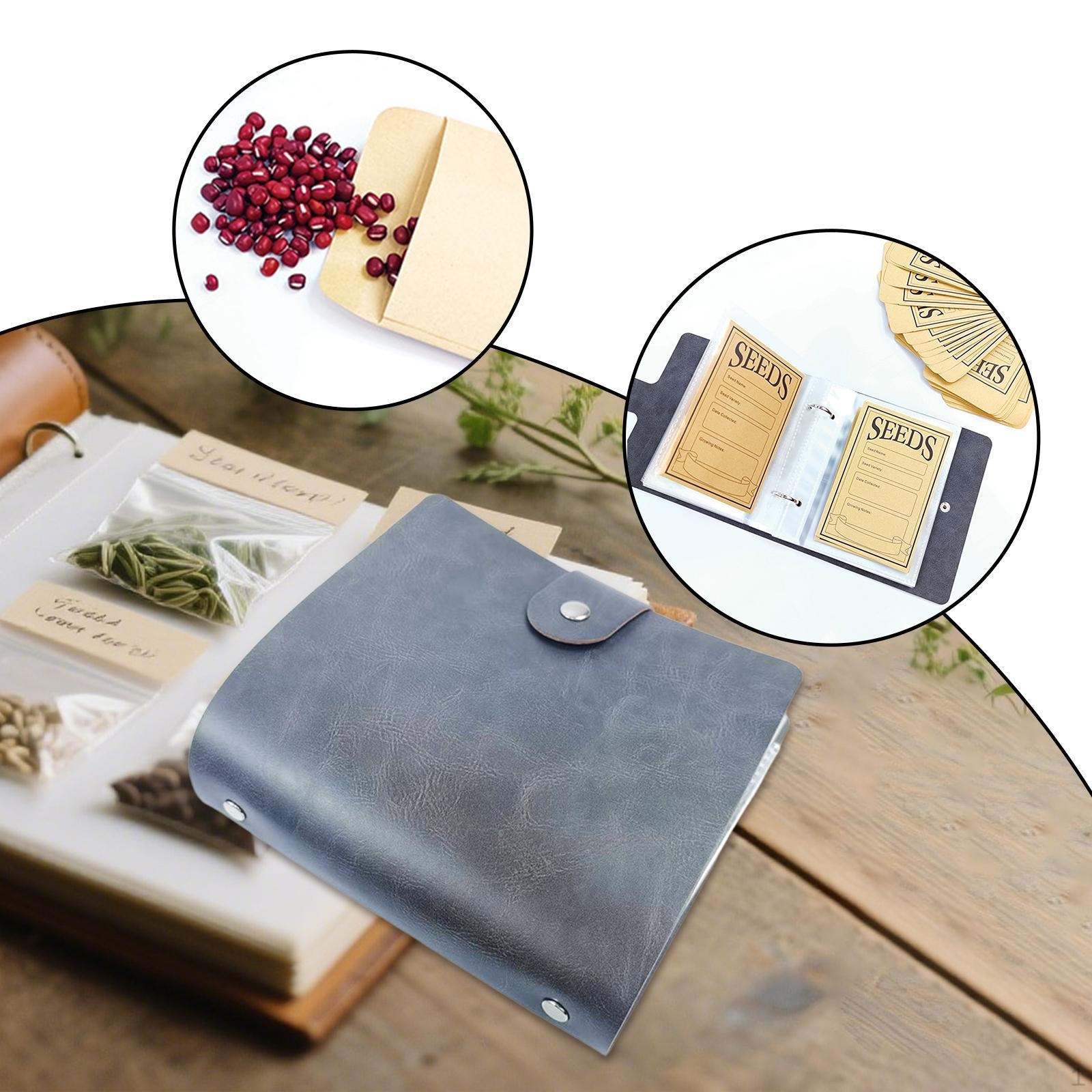 

Grain Organizer Binder Holder, Packets, for Vegetable Plants чорний