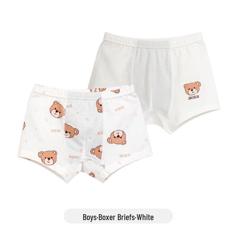 Baby Elefant Kinder Slips ohne Kneifen aus Graphen-Baumwolle - Weich, Dünn, 4-Eck-Shorts, Klasse A