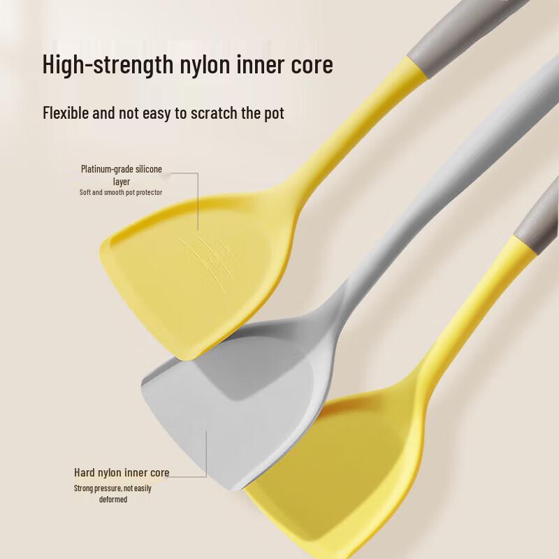 Chuidahuang 3-Piece Non-Scratch Silicone Utensil Set