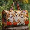 3D Printed Puppy Series Quilted Cotton Travel Bag - Fashionable Women's Yoga Handbag