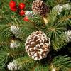 Faux Christmas Greenery Artificial Greenery Christmas Basket With Pine Cones Berries For Home Decor Party Holiday Indoor Outdoor