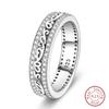 Fashion Luminous Firefly Rings 100% 925 Silver Eternal Heart-Shaped Zircon Rings Fine Wedding Engagement Jewelry Gifts
