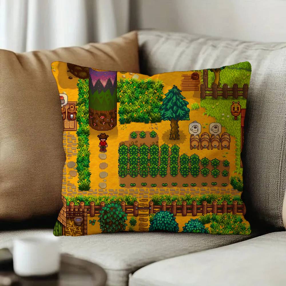 Anime Game Stardew Valley Pillow Cover Design cushion Cover decor Holiday Decorati
