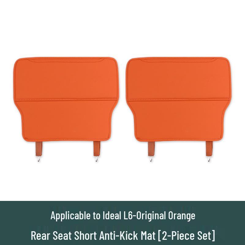 

Li L6 Leather Anti-Kick Mat for Rear Seat Aisle - Second-Row Interior Protection for 25 Models