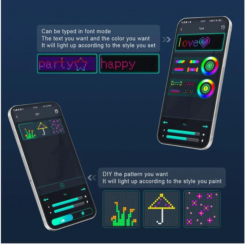 400LEDs Animated Curtain Lights Programmable APP Smart Bluetooth LED Window Curtain String Light RGBIC Dream Color Fairy Lights